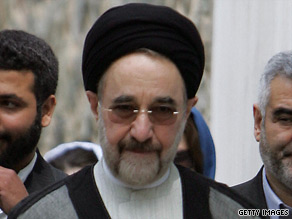 Ex-President Mohammad Khatami reportedly says those detained in election protests should be freed.