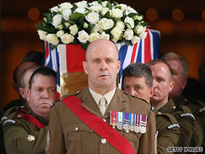 Lt. Col Thorneloe was  one of 15 British troops killed in action in Afghanistan this month.