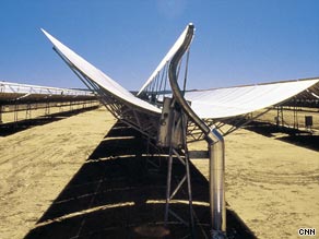 Twelve of Europe's largest companies have banded together to put sun collector plants in the desert.