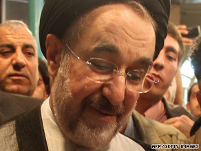 Former Iranian President Mohammad Khatami says the trials of election protesters are damaging.