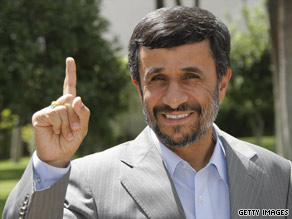 Mahmoud Ahmadinejad was sworn in Wednesday as Iran's president. He begins his second term.