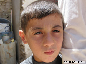 Khidir, now 8, was kidnapped and held hostage for two years by operatives with al Qaeda in Iraq.