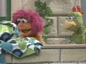 Haneen and Karim are two of the Muppet stars in "Shara'a Simsim," the Palestinian version of "Sesame Street."