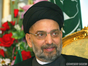 Iraqi Shiite leader Abdul Aziz al-Hakim, seen in a 2007 photo, was an ally of both the U.S. and Iran.