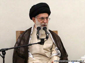 Ayatollah Ali Khamenei says the U.S. president is following "anti-Islamic and anti-Iranian" policies.