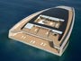 Hermes' floating island yacht