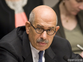 IAEA's Mohamed El Baradei says he does not think Iran has an ongoing nuclear weapons program.