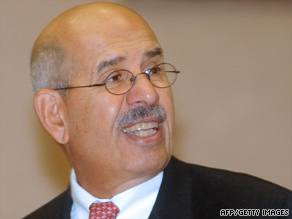 IAEA Director General Mohamed ElBaradei will discuss Iran's newly revealed enrichment facility.