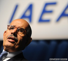 IAEA Director General Mohamed ElBaradei said Sunday, "We need transparency on the part of Iran."