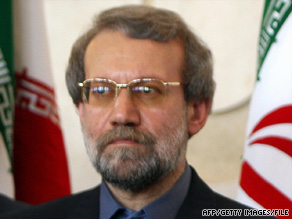 Iranian parliament Speaker Ali Larijani calls a suicide bombing 'the result of the U.S. actions.