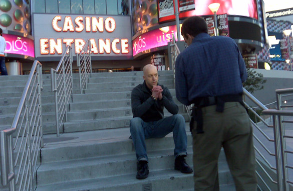 Outside Planet Hollywood Hotel and Casino