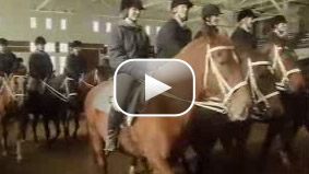 Watch this video of the riders at Culver Academies rehearsing for the inaugural parade.