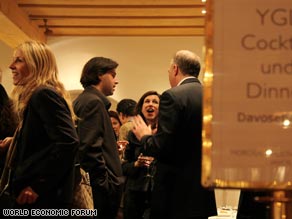 Speed-dating, Davos-style.