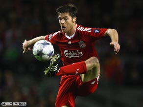 Liverpool's Xabi Alonso is said to be Real Madrid's main target.