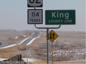 Most people in King County, Texas are registered Democrats, but 93.2 percent voted for Sen. John McCain.