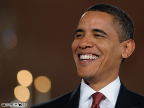 Obama answered questions from 13 reporters Monday night during the hour-long press conference.
