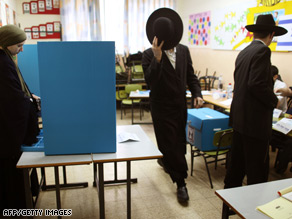 Israeli voters appeared subdued Tuesday, Bill Schneider says.