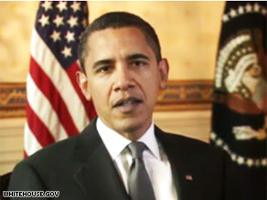 President Obama delivers his weekly address.