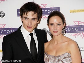 'The Young Victoria' stars Emily Blunt and Rupert Friend at the UK premiere.