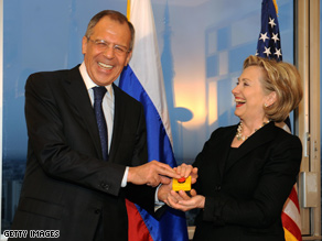 hillary putin red button