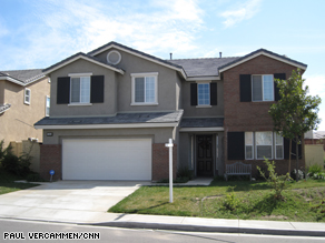 The Lepley family's new home, recently purchased for $250,000 once valued at more than $550,000.