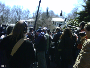Outside of Poling's house.