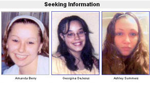 Amanda Berry, Georgina DeJesus and Ashley Summers all disappeared from the same Cleveland neighborhood, according to the FBI.