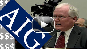 AIG received a LOT of bailout money.