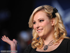 Meghan McCain addressed a group of gay Republicans in Washington Saturday.