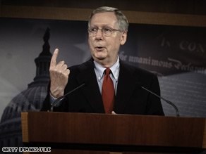 Senate Minority Leader Mitch McConnell expressed his concerns Tuesday about President Obama's timeline to close the Guantanamo Bay prison by January.