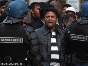 Pro-Tamil protests in Paris, France.
