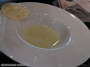 The Note à Note has notes of lemon drops, toffee and green apple, according to CNN's Kristie Lu Stout.