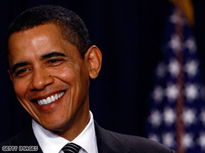 How does Obama compare to his predecessors in the White House around the first 100 days mark?