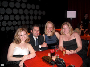 AC360° staffers Ella Perlis, Chuck Hadad, Mary Anne Fox and Kay Jones at the Time 100 