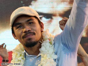 Manny Pacquiao is ready to launch a political career.