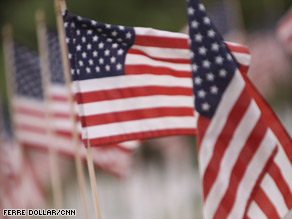 US flags