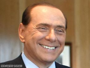 Silvio Berlusconi says the Italian people are behind him.