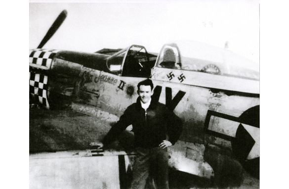Photo Courtesy Huie Lamb.  The p-51 is named after his little sister.