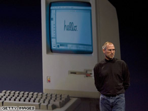 Apple CEO Steve Jobs delivers his keynote speech at Macworld on January 9, 2007 in San Francisco.