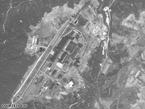 Commercial satellite imagery of Yongbyon Nuclear site from the Institute for Science and International Security.