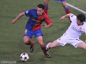 Pedro Pinto rated Xavi as Barcelona's best player in the Champions League final.