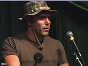 Strandlof spoke out on behalf of war veterans.