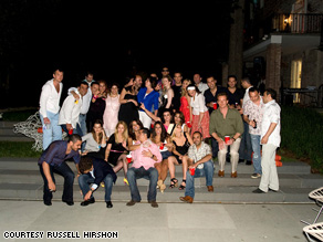 A picture of people at the party David Puente attended in Washington, D.C.
