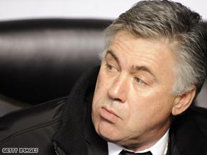Ancelotti ponders his prey in the transfer market.