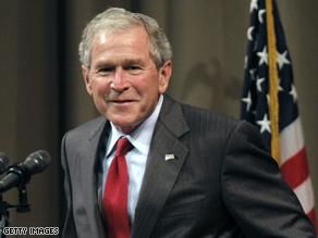 Bush criticized a range of Obama policies Wednesday.