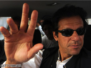 Celebrity Pakistani Imran Khan visited Washington this week to urge the U.S. to pull out of Afghanistan.