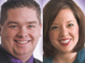 Amy DuPont and Zach Brown were once on-air colleagues at WXOW in La Crosse, Wisconsin.