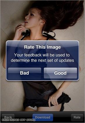 hottest girl on apple iphone apps 