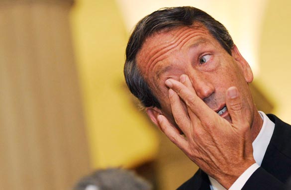 South Carolina Gov. Mark Sanford speaks during a press conference at the State Capitol June 24, 2009 in Columbia, South Carolina.Getty Images