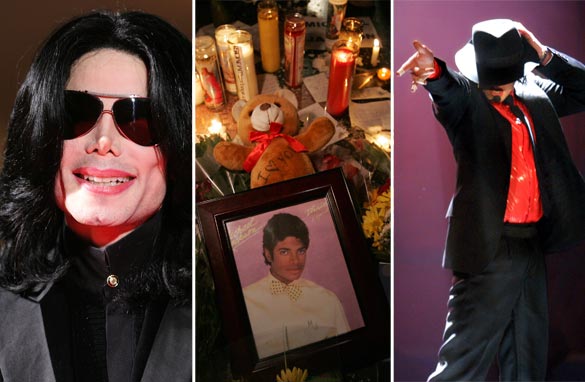 Gravesite Of Michael Jackson. Entertainer Michael Jackson